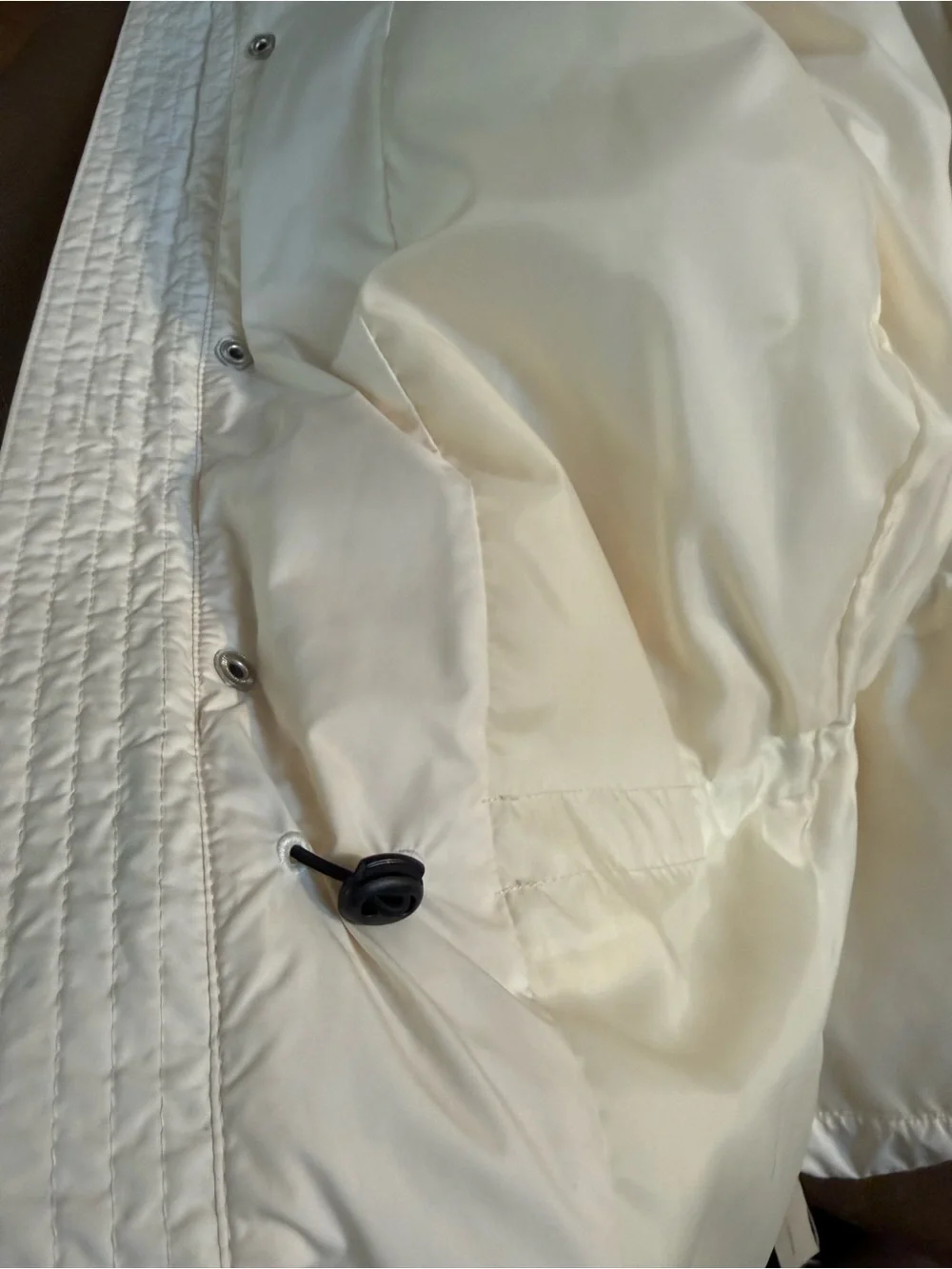 Ralph Lauren White Hooded Puffer Jacket